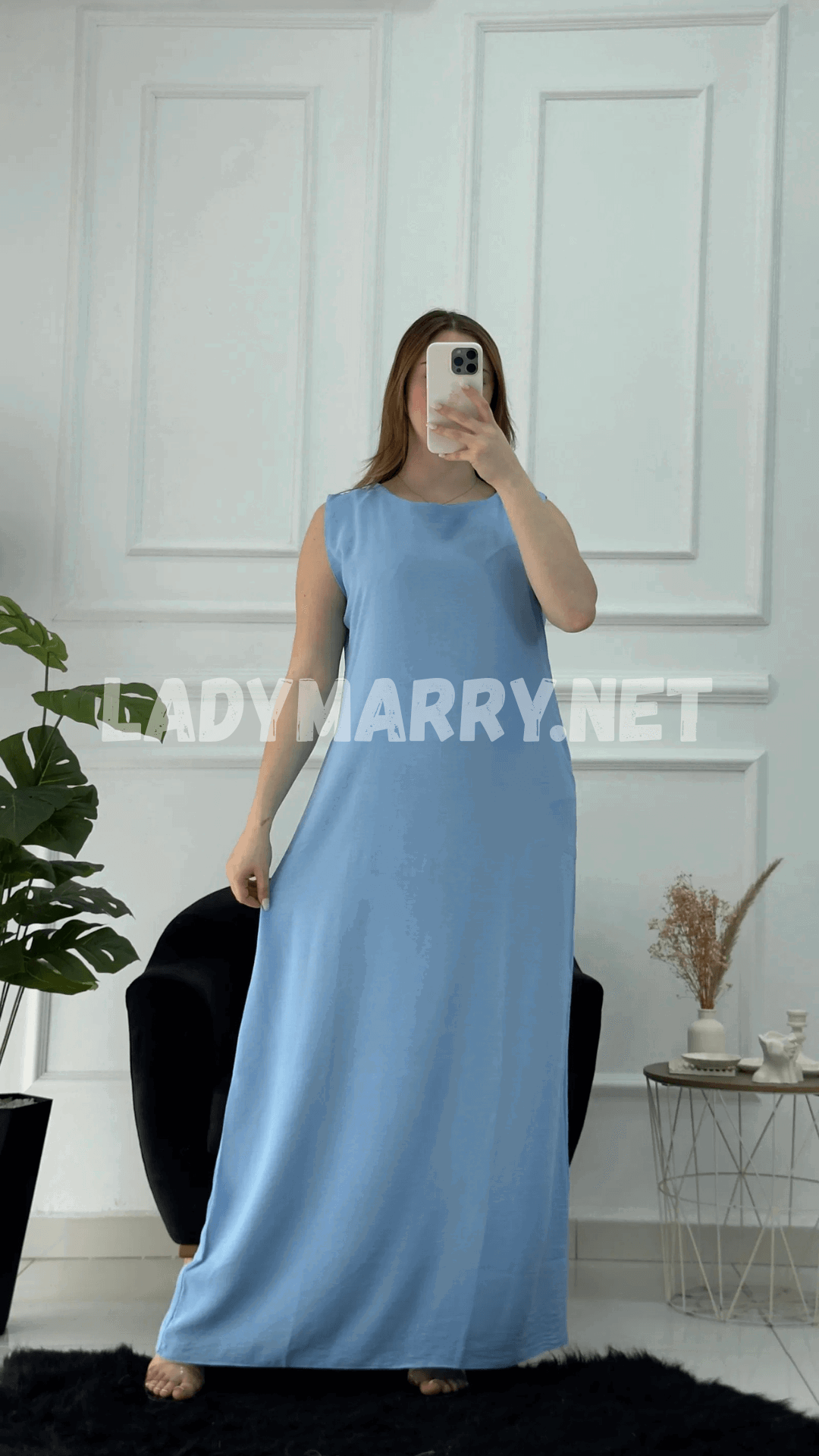 Robe droite en crepe froissé - صورة 11 thumbnail