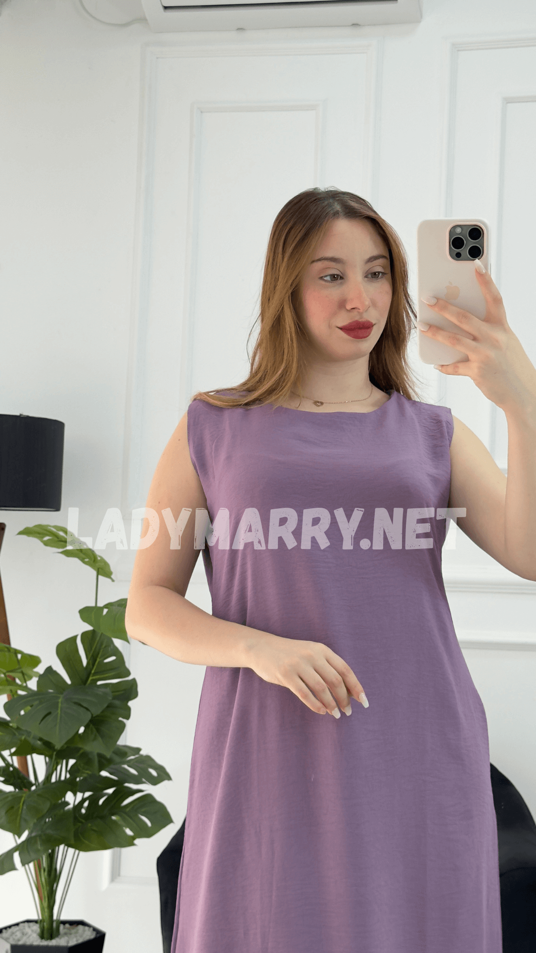 Robe droite en crepe froissé - صورة 8 thumbnail