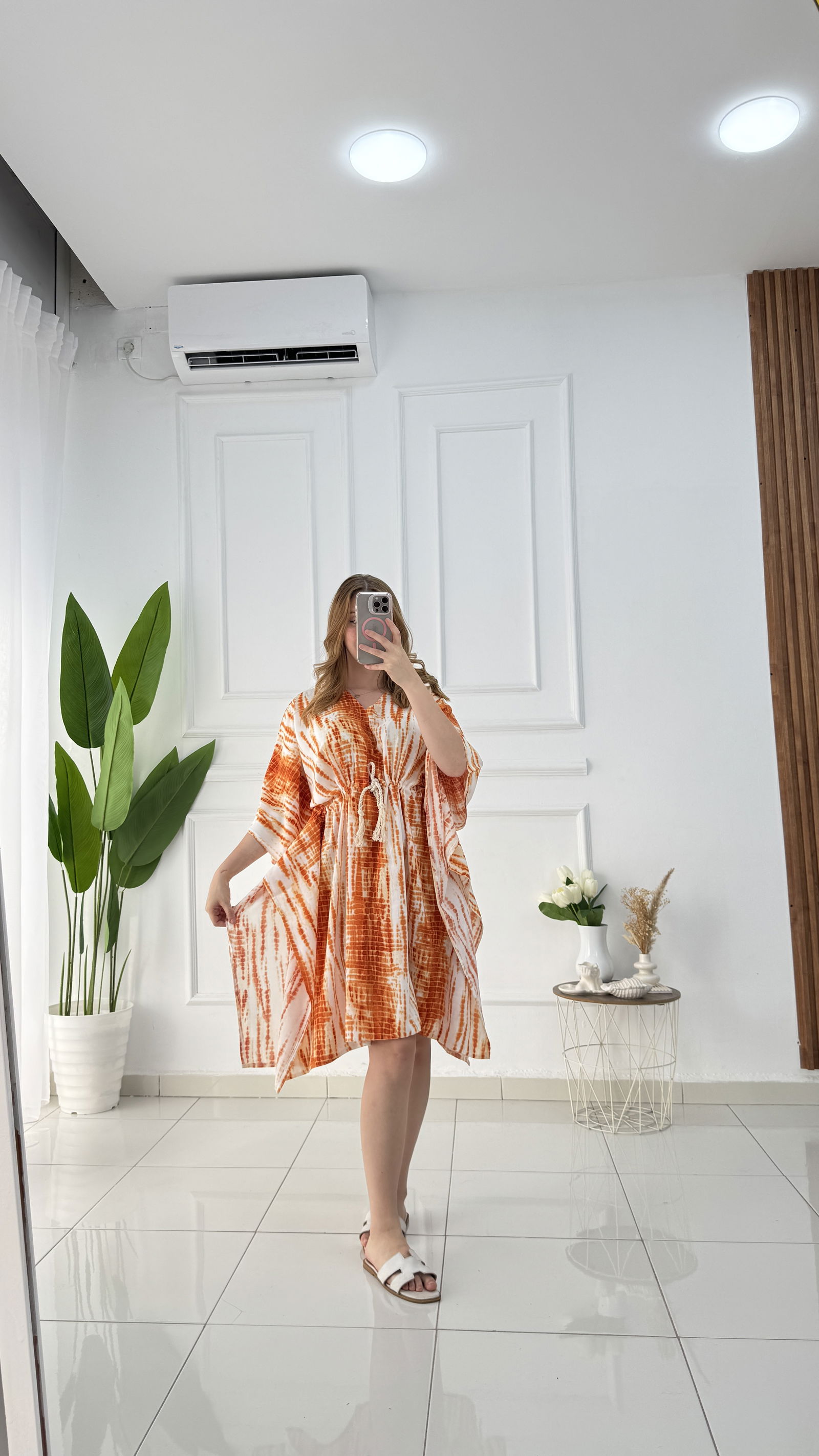 Tie-Dye Robe De Plage - صورة 2
