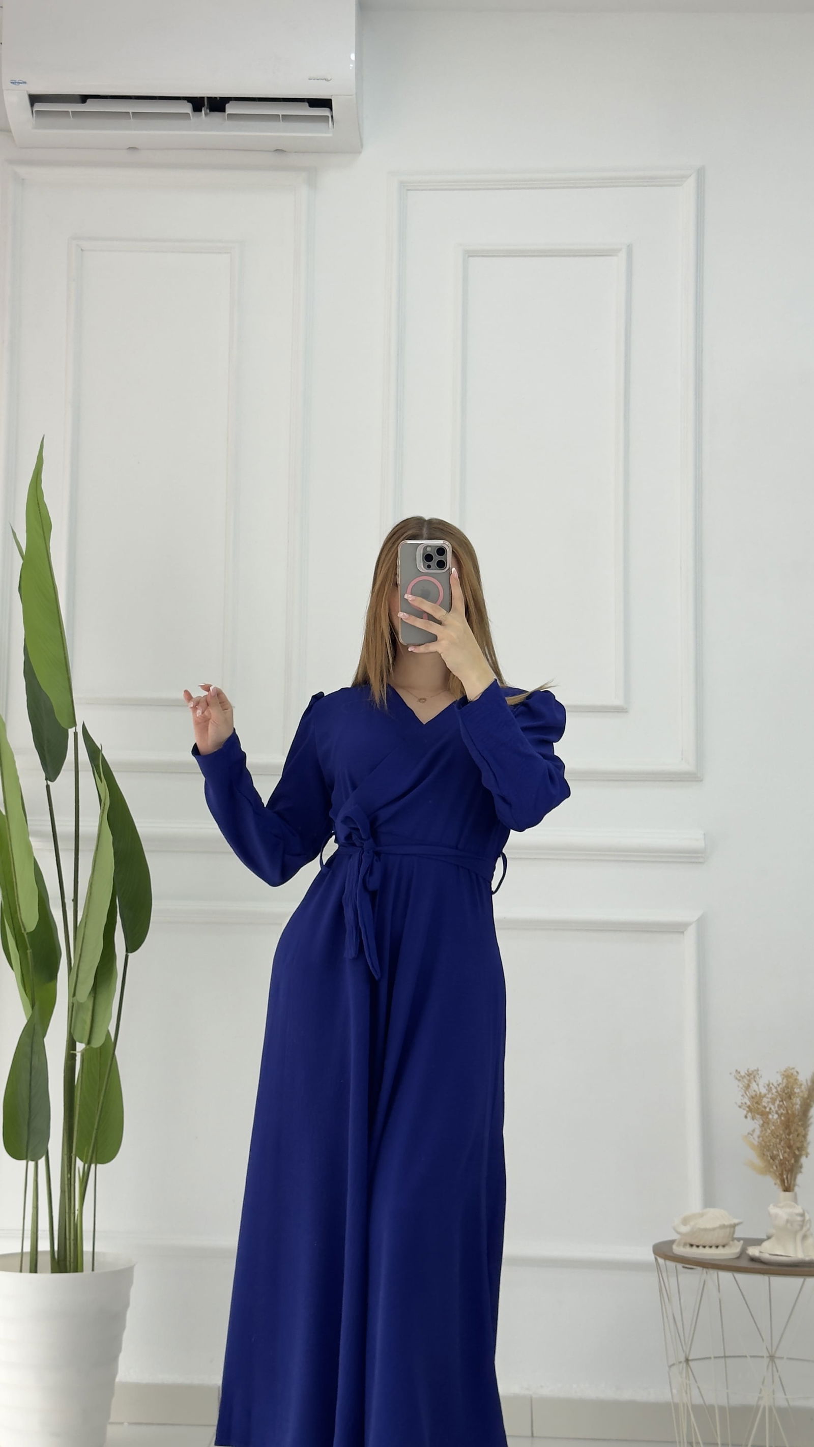 Robe Elegant En crepe froissé - صورة 18 thumbnail
