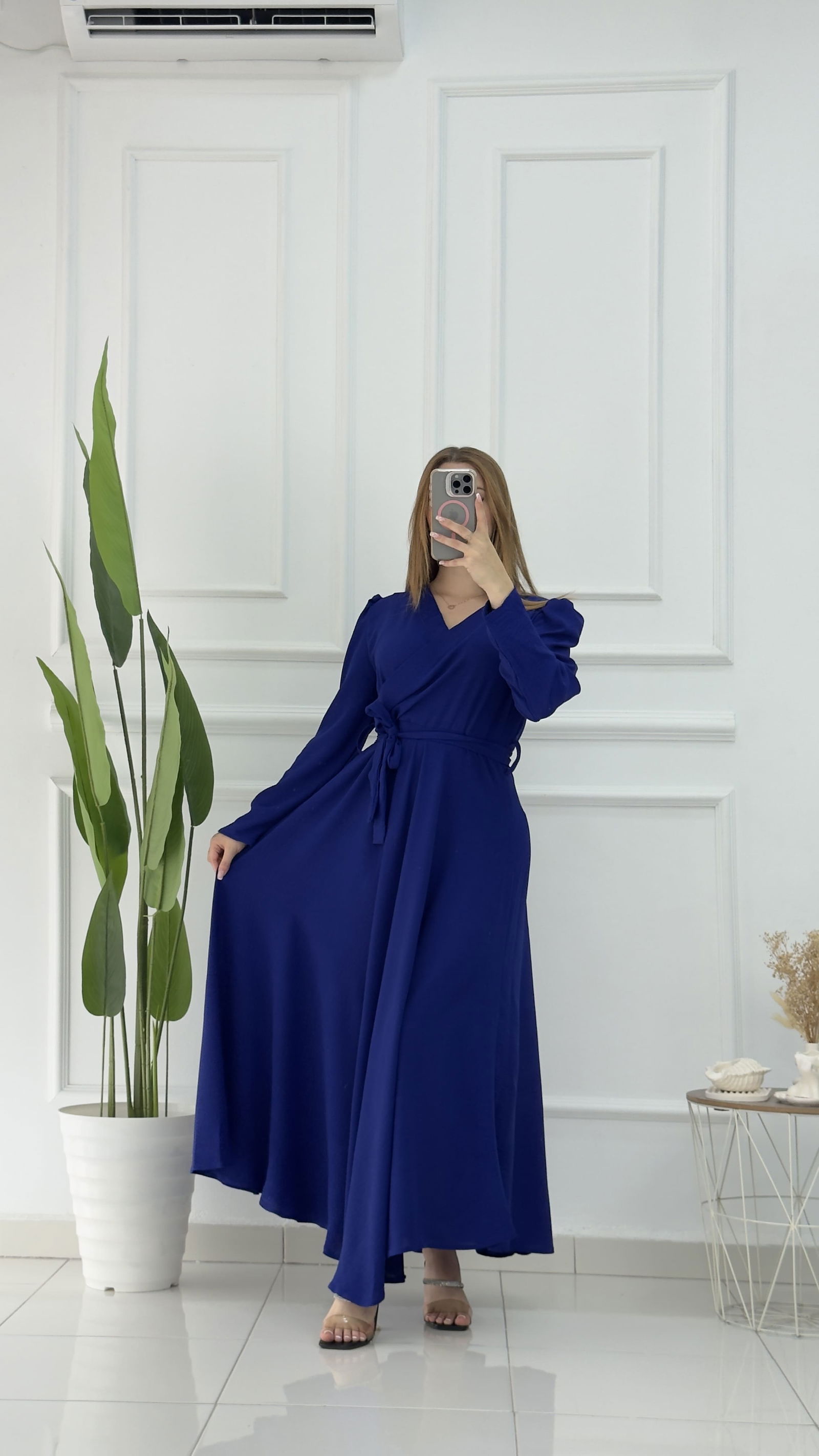 Robe Elegant En crepe froissé - صورة 19 thumbnail
