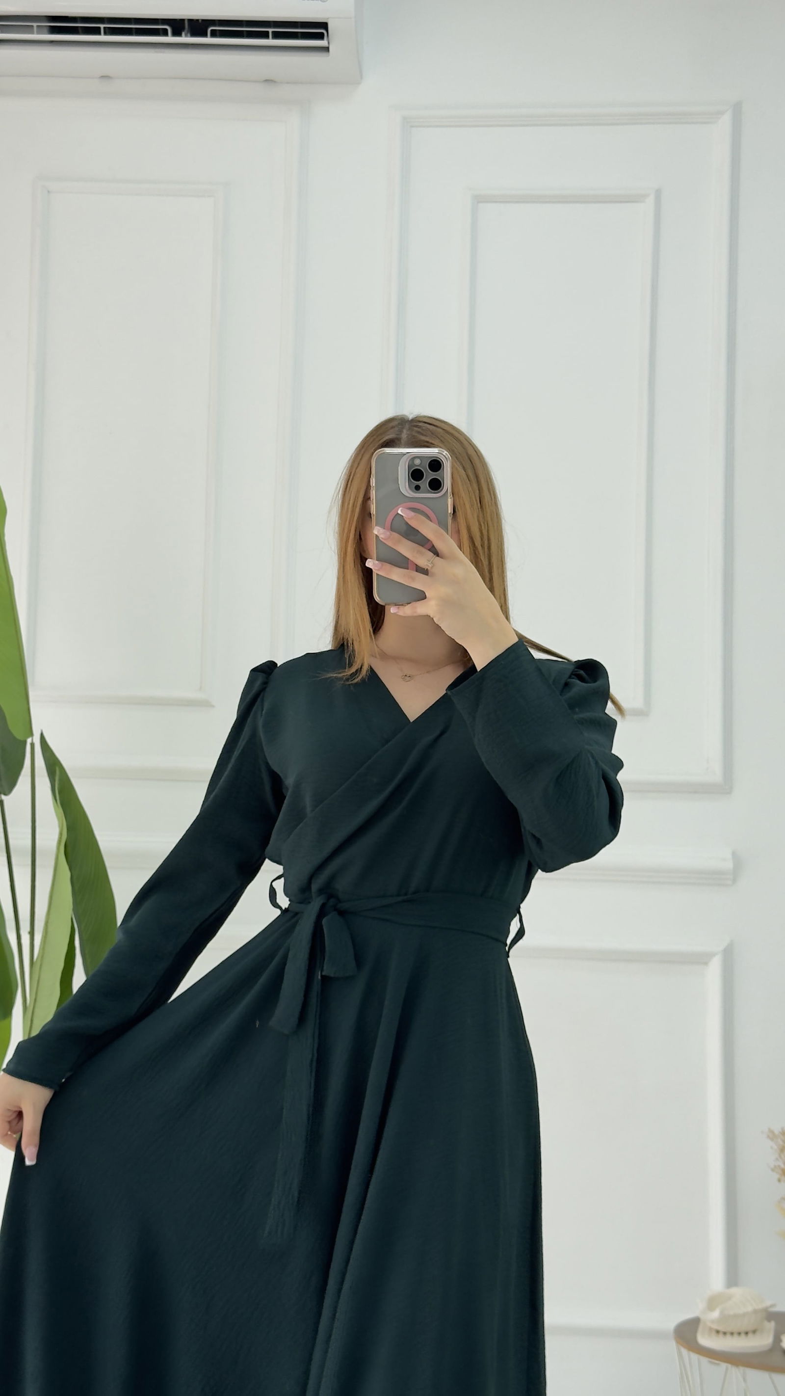 Robe Elegant En crepe froissé - صورة 12 thumbnail