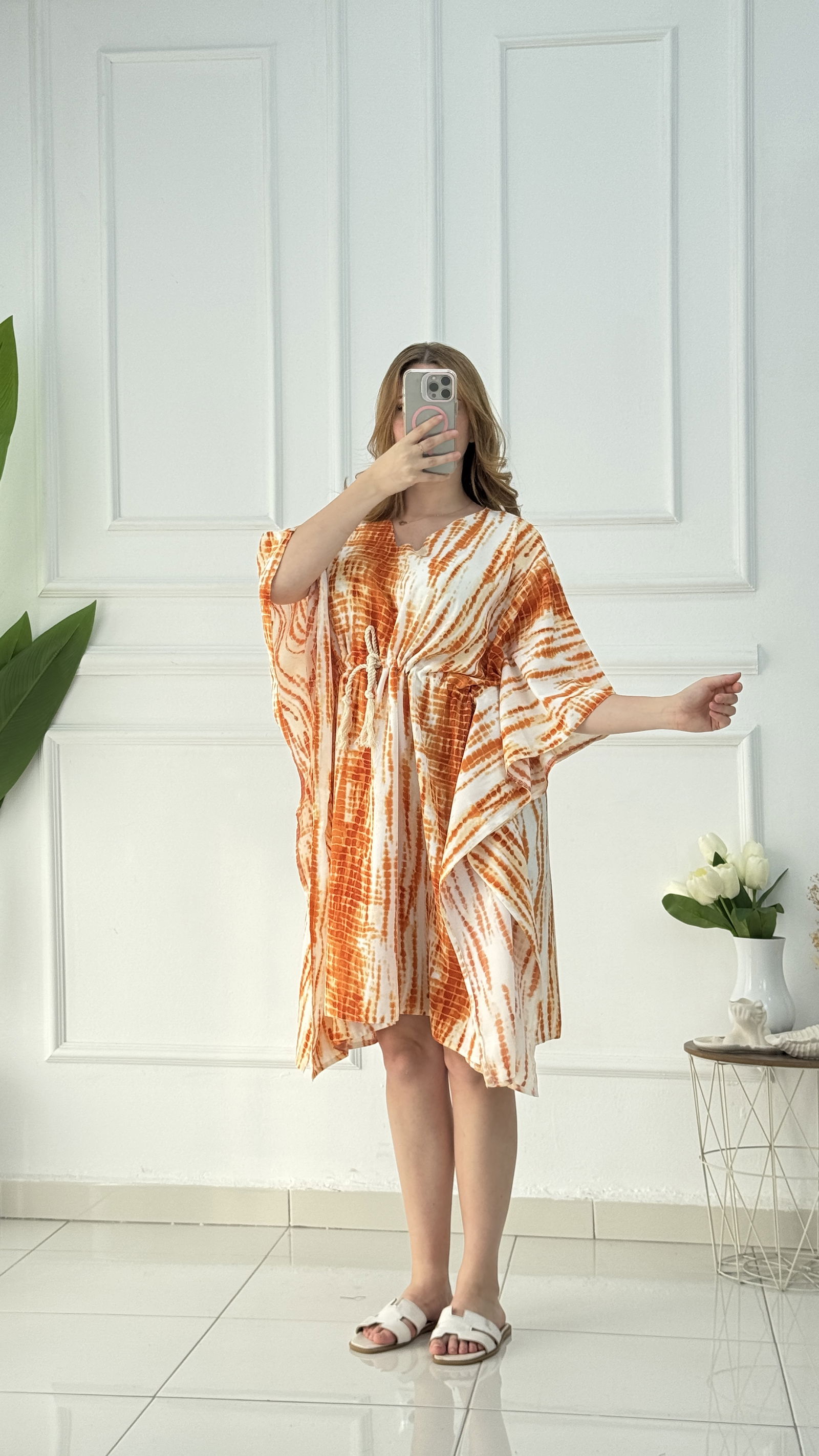 Tie-Dye Robe De Plage
